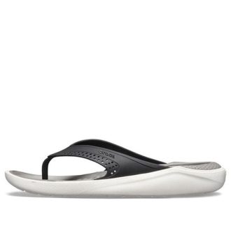 Crocs LiteRide Beach Flip-Flops Black Grey “Black Grey” 205182-05M