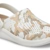 Σανδάλια εκτύπωσης καμουφλάζ παπουτσιών Crocs LiteRide Beige 206491-1CN
