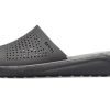 Crocs LiteRide Μαύρα Γκρι Σανδάλια “Black Grey” 205183-0DD