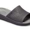 Crocs LiteRide Μαύρα Γκρι Σανδάλια “Black Grey” 205183-0DD