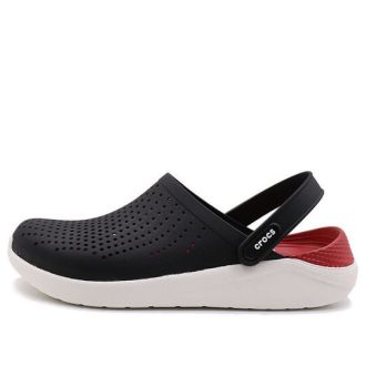 Μαύρα σανδάλια Crocs LiteRide “Black White” 204592-066