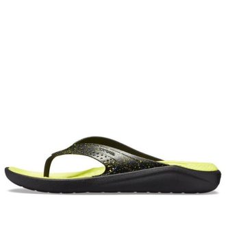 Σαγιονάρες Crocs LiteRide “Black Yellow” 205940-060