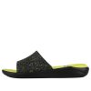 Crocs LiteRide Classic Αθλητικές Παντόφλες Unisex Μαύρες Πράσινες 205941-060