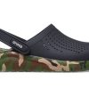 Crocs LiteRide Εκτύπωση Παπουτσιών Classic Unisex Μαύρο 206491-0C4