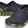Crocs LiteRide Εκτύπωση Παπουτσιών Classic Unisex Μαύρο 206491-0C4