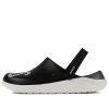 Crocs LiteRide LOGO Crocs Hollow Out Unisex Μαύρα σανδάλια “Black White” 205893-066