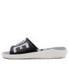 Crocs LiteRide LOGO Unisex Μαύρες Παντόφλες “Black White” 205562-066 Crocs LiteRide LOGO Unisex Μαύρες Παντόφλες “Black White” 205562-066