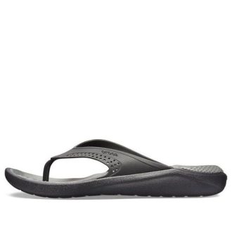 Crocs LiteRide Minimalistic σαγιονάρες παραλίας σκούρο γκρι 205182-0DD