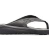 Crocs LiteRide Minimalistic σαγιονάρες παραλίας σκούρο γκρι 205182-0DD