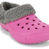 Crocs Mammoth EVO Clogs με επένδυση “Pink Grey” 12878-626
