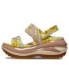 Crocs Mega Crush Retro Floral σανδάλια “Vanilla Cork” 208966-1LQ