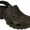Crocs Minimalistic ανθεκτικά στη φθορά Cozy Sports Unisex καφέ σανδάλια 202651-23B Crocs Minimalistic ανθεκτικά στη φθορά Cozy Sports Unisex καφέ σανδάλια 202651-23B