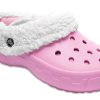 Crocs Mommoth Evo Clog Ελαφρύ, ανθεκτικό στη φθορά Stay Warm αθλητικές παντόφλες ροζ 12878-6U5