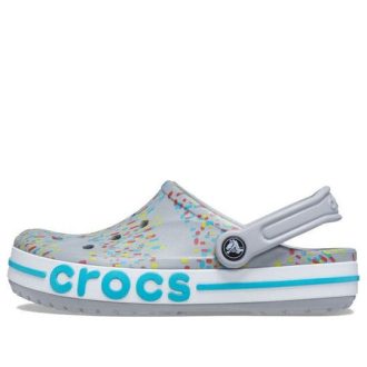Crocs Printing Beach Unisex Γκρι Μπλε Σανδάλια “Grey Blue” 206232-0ES