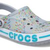 Crocs Printing Beach Unisex Γκρι Μπλε Σανδάλια “Grey Blue” 206232-0ES
