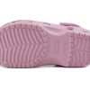 Crocs (PS) Κλασικό τσόκαμα με μοτίβο πεταλούδας Αθλητικά ροζ πέδιλα εξωτερικού χώρου με επίπεδη τακούνι 206414-6GD