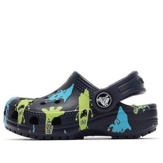 Crocs (PS) Κλασικό τσόκαμα Ελαφρά άνετα αθλητικά μπλε σανδάλια 206833-410