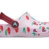 Crocs (PS) Classic clog Εκτύπωση φρούτων Κομψά αθλητικά ροζ σανδάλια 207150-6GD Crocs (PS) Classic clog Εκτύπωση φρούτων Κομψά αθλητικά ροζ σανδάλια 207150-6GD