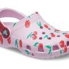 Crocs (PS) Classic clog Εκτύπωση φρούτων Κομψά αθλητικά ροζ σανδάλια 207150-6GD Crocs (PS) Classic clog Εκτύπωση φρούτων Κομψά αθλητικά ροζ σανδάλια 207150-6GD