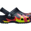 Crocs (PS) Classic Flame Broiled Clog “Black Red Green” 206629-0X9 Crocs (PS) Classic Flame Broiled Clog “Black Red Green” 206629-0X9