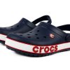 Crocs (PS) Corcband Bold Logo Μινιμαλιστικά Casual μπλε κόκκινο σανδάλια “Blue Red” 206022-4CC Crocs (PS) Corcband Bold Logo Μινιμαλιστικά Casual μπλε κόκκινο σανδάλια “Blue Red” 206022-4CC