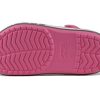 Μινιμαλιστικά αθλητικά ροζ σανδάλια Crocs (PS) Crocband Bold Logo για εξωτερικούς χώρους με επίπεδη τακούνι Μινιμαλιστικά αθλητικά ροζ σανδάλια Crocs (PS) Crocband Bold Logo για εξωτερικούς χώρους με επίπεδη τακούνι