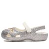 Crocs (PS) Αθλητικά Ασημένια Σανδάλια Εξωτερικού Χώρου Flat Heel Shiny 206370-93R Crocs (PS) Αθλητικά Ασημένια Σανδάλια Εξωτερικού Χώρου Flat Heel Shiny 206370-93R