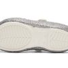 Crocs (PS) Αθλητικά Ασημένια Σανδάλια Εξωτερικού Χώρου Flat Heel Shiny 206370-93R Crocs (PS) Αθλητικά Ασημένια Σανδάλια Εξωτερικού Χώρου Flat Heel Shiny 206370-93R