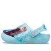 Crocs (PS) Frozen Printing Outdoor Flat Heel Sports Blue Sindals 207078-4O9
