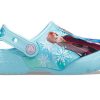 Crocs (PS) Frozen Printing Outdoor Flat Heel Sports Blue Sindals 207078-4O9