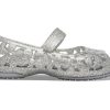 Crocs (PS) Isabella Flower Flat “Ασημί” 205461-040