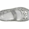 Crocs (PS) Isabella Flower Flat “Ασημί” 205461-040