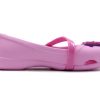 Crocs (PS) Lina Flat μικρά casual ροζ σανδάλια 205040-6I2 Crocs (PS) Lina Flat μικρά casual ροζ σανδάλια 205040-6I2