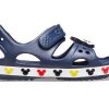 Crocs (PS) Αστεία Mickey Velcro Outdoor Open Toe Flat Heel Sports Deep Blue Sindals 206171-410 Crocs (PS) Αστεία Mickey Velcro Outdoor Open Toe Flat Heel Sports Deep Blue Sindals 206171-410