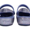 Crocs (PS) Outdoor Flat Heel Shiny Sports Blue σανδάλια 206370-434 Crocs (PS) Outdoor Flat Heel Shiny Sports Blue σανδάλια 206370-434