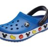 Crocs (PS) Small Crocs Mickey Cozy αντιολισθητικά αθλητικά μπλε σανδάλια 204992-4GX