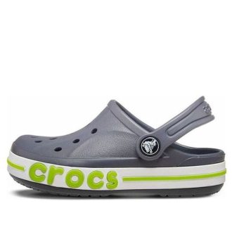 Crocs (PS) Small Crocs Outdoor Beach Sports Γκρι πράσινα σανδάλια “Grey Green” 205100-025