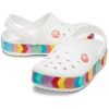 Crocs Rainbow Outdoor Beach Sports Big Boys Λευκά σανδάλια 207007-100 Crocs Rainbow Outdoor Beach Sports Big Boys Λευκά σανδάλια 207007-100