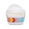 Crocs Rainbow Outdoor Beach Sports Big Boys Λευκά σανδάλια 207007-100 Crocs Rainbow Outdoor Beach Sports Big Boys Λευκά σανδάλια 207007-100