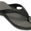 Crocs Soft Sole Cozy Flip-flops Unisex Μαύρο Γκρι 10024-05M