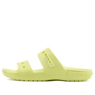 Crocs Soft Sole Cozy Sports Unisex Κίτρινα σανδάλια 206761-3U4