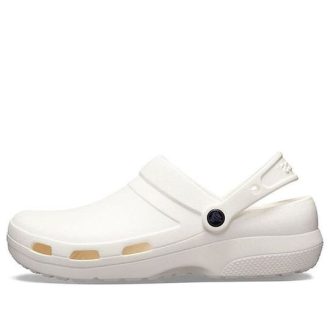 Crocs Specialist II Clog 2 Flat Λευκά Σανδάλια 205619-100