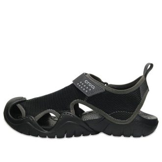 Σανδάλια Crocs Swiftwater “Black Light Grey” 203967-02S