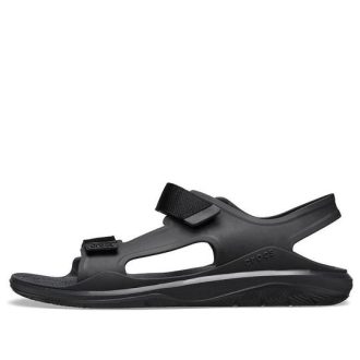 Crocs Swiftwater Light Cozy Sports Μαύρα Σανδάλια 206526-060