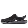 Σανδάλια φλατ Crocs Swiftwater Wave “Black Grey” 205701-0DD