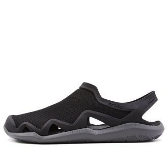 Σανδάλια φλατ Crocs Swiftwater Wave “Black Grey” 205701-0DD
