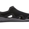 Σανδάλια φλατ Crocs Swiftwater Wave “Black Grey” 205701-0DD