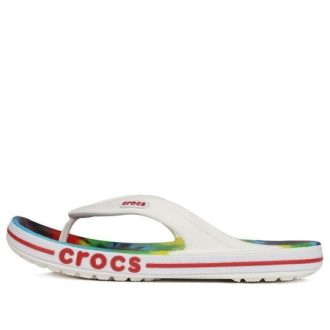 Crocs Tie Dye Pattern Σαγιονάρες Παντόφλες Λευκό Unisex “Λευκό” 206358-94S