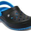 Crocs Ανθεκτικά στη φθορά ελαφριά, άνετα αθλητικά Unisex Μαύρα μπλε σανδάλια “Black Blue” 205237-49S