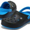 Crocs Ανθεκτικά στη φθορά ελαφριά, άνετα αθλητικά Unisex Μαύρα μπλε σανδάλια “Black Blue” 205237-49S